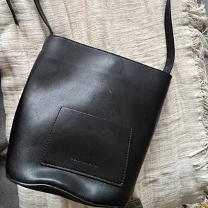 French Connection Mini Bucket Bag Black